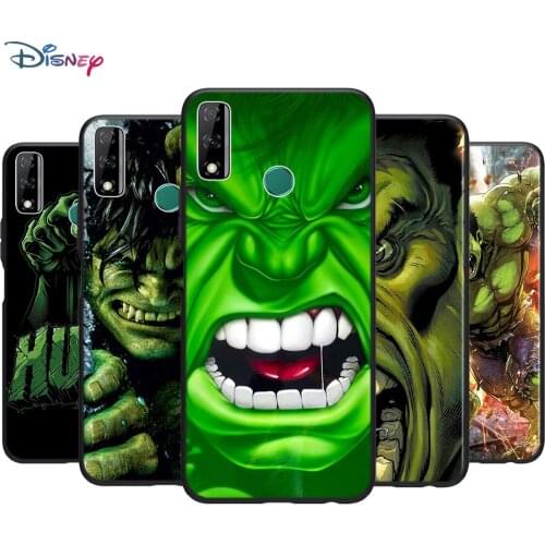 Black Soft Marvel Hulk Avengers For Huawei Y9S Y6S Y8S Y9A Y7A Y8P Y7P Y5P Y6P Y7 Y6 Pro Prime 2020 2019 Phone Case