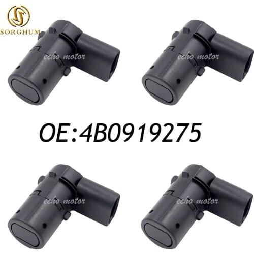 New 4pcs Parking Distance Control Sensor 3-Pin PDC For AUDI /VW /SKODA /SEAT /Ford 4B0919275 4B0919275A 7M3919275