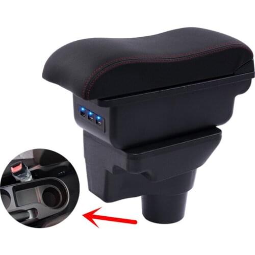 For 2017 KIA Rio 4 Rio X-line armrest box central Store content box cup holder ashtray interior car-styling accessories