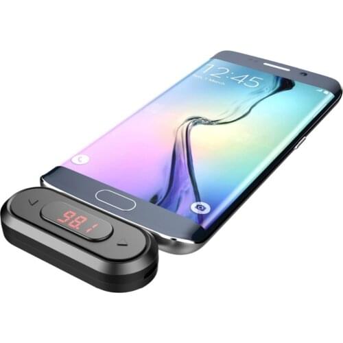 FM Transmitter FM Radio Calling Wireless Radio 3.5mm Jack Adapter for iPhone for IOS Android Car Speaker Doosl