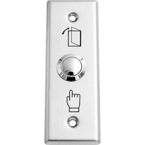 Exit button for Access control,Stainless Steel ,Dimensions: 91Lx28Wx20H(mm)
