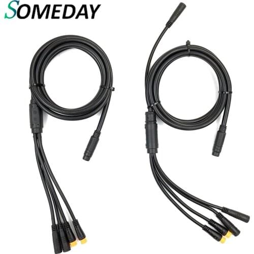 SOMEDAY JULET 1T4/1T5 Waterproof Cable 1 to 4 / 1 to 5 cable for Electric Bicycle Conversion Kit