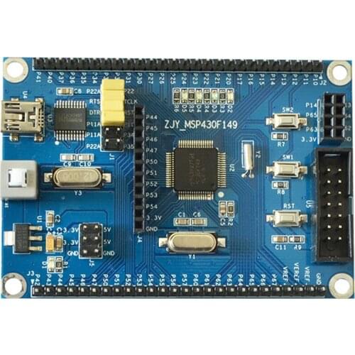 MSP430F149 minimum system board MSP430 development board Single-chip microcomputer with USB type BSL programmer