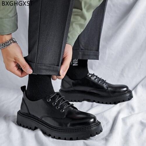 Oxford Mens Leather Shoes Italian Loafers Luxury Brand Casual Business Shoes Men Black Suit Shoes for Men Office 2021 Chaussure