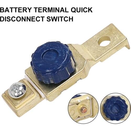 Battery Cut-off Switch Car Motorcycle Battery Terminals Quick Disconnect Rotary Isolator Kill Switch Car Truck Moto Accessories