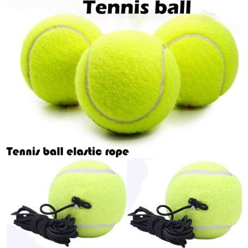 Professional Rubber Tennis Ball Shock Absorber High Elasticity Durable Training Ball Sport Self-Study Rebound Ball With Thread