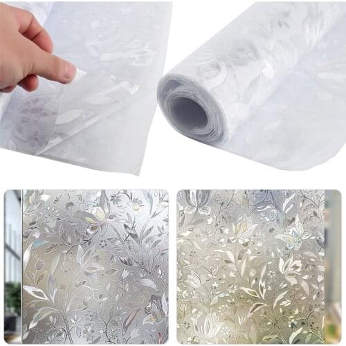Self-adhesive Window Film 3D Static Decoration Film Anti-UV Heat Control Energy Saving Privacy Protection Window Glass Stickers