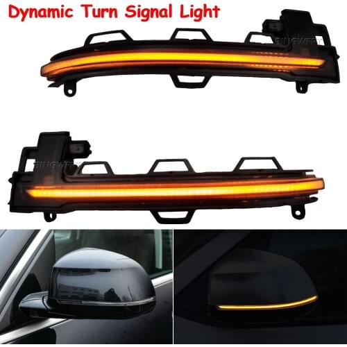 LED Dynamic Turn Signal Light For BMW X3 X4 X5 X6 F25 LCI F26 F15 F16 Rearview Mirror Flasher Lamp Blinker Indicator 2014-2018