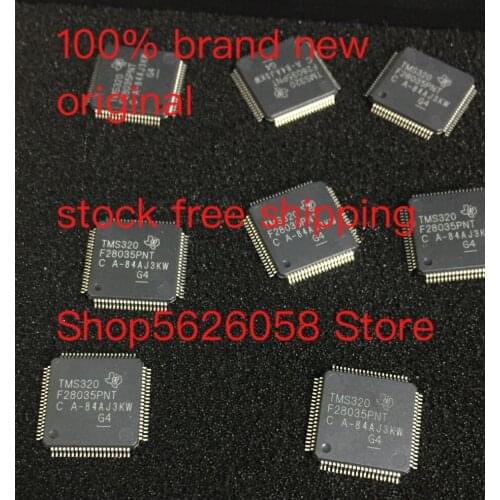 TMS320F28035PNT TMS320F28035 LQFP80 LQFP 100% brand new in stock 2PCS/LOT