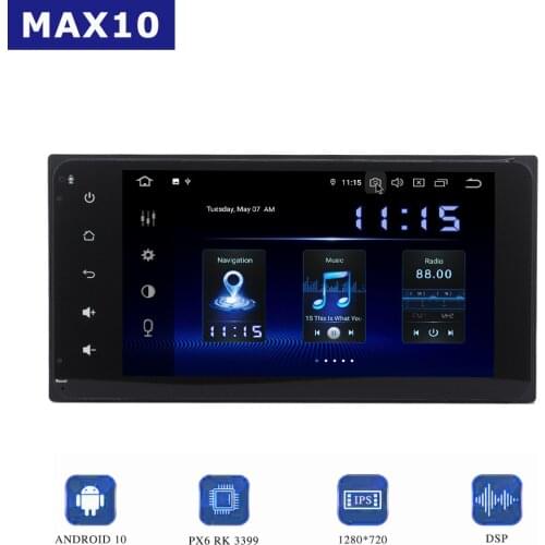 Dasaita for Toyota Corolla Camry Prado RAV4 Highlander Yaris Tundra 2 din Android10.0 Universal Car Radio GPS Navi DSP Bluetooth