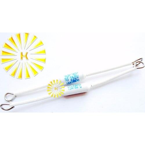 FREE SHIPPING 20PCS x RF250V 15A 185 degree Thermal Cutoff RF 250V Ceramic Temperature Fuse For Electric Rice Cooker