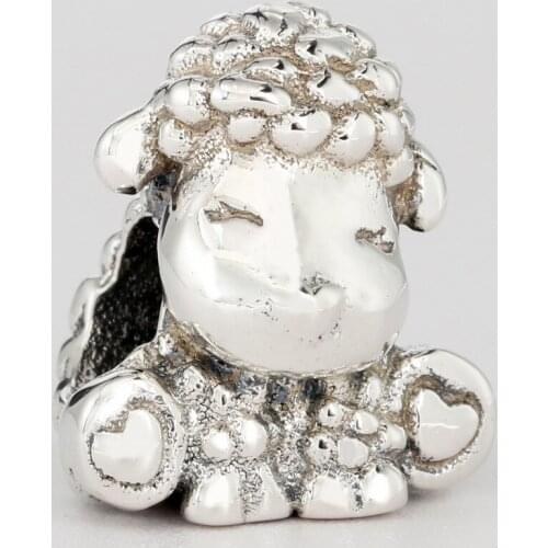 Free Shipping 2020 New Authentic 925 Sterling Silver the Sheep Charms Fit Original Bracelet For Women DIY Jewelry S925 Beads