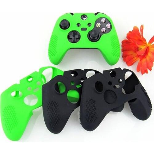 JIELI Anti-Slip Crystal Transparent Solid Color Silicone Cover Skin Case For XBOX ONE Elite Controller