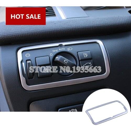 For VOLVO V60 Interior Headlight Switch Button Trim Cover 2012-2013 1pcs Car Accessories Interior Car Decor Car Trim