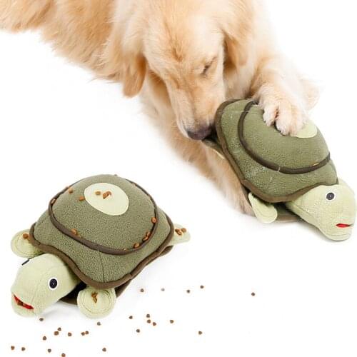 Turtle design Snuffling plush pet iq intelligent toy smart dog puzzle toys pet toys ecofriendly