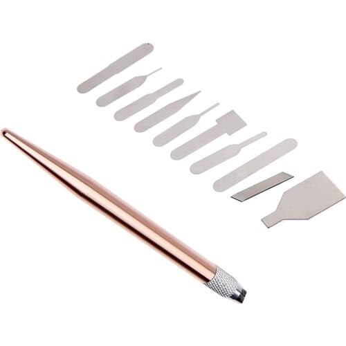 11pcs IC Chip Repair Tools CPU Remover Burin To Remove iPhone Processors NAND Flash From Mainboard For BGA Product Repair tool