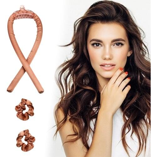 Heatless Curling Rod Headband Lazy Curler Silk Curling Ribbon Silk Curling Ribbon Heatless Hair Curling Ribbon Make Hair Curly
