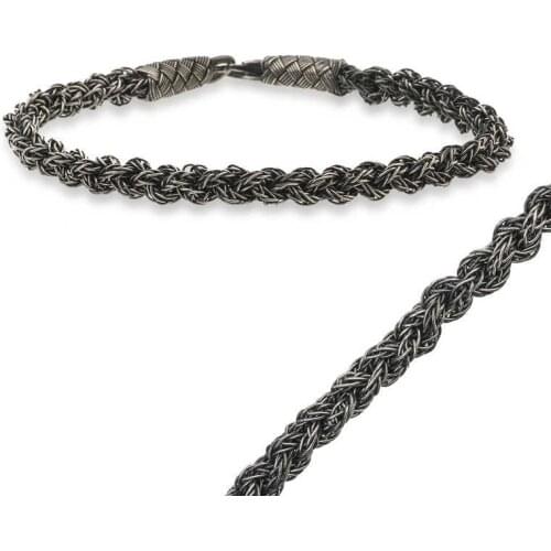 Плетеные браслеты Merve Silver China At AliExpress