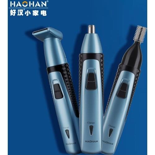 Multi-functional Electric 3 in 1 Nose And Ear Trimmer Rechargeable Nose Hair Trimmer Clipper Trimmer For Nose And Eyebrow