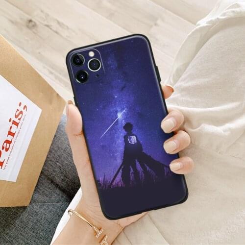 Shingeki no Kyojin eren yeager anime For iPhone se 6 6s 7 8 plus x xr xs 11 pro max soft silicone phone case cover shell