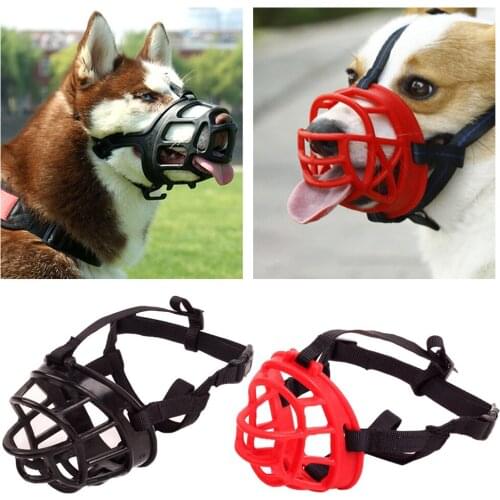 Pet Muzzle Plastic Anti Bark Bite Mouth Straps Mouth Training Mask Muzzle for Dog Products Pets Accessories for Pet Muzzles