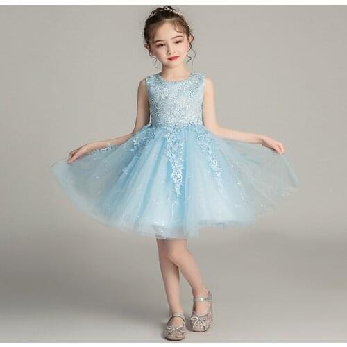 2021 New Bridesmaid Dresses Formal Dress For Girls Costume Princess Dress Evening Wedding Party Dress Vestidos For 4-12 Year Old