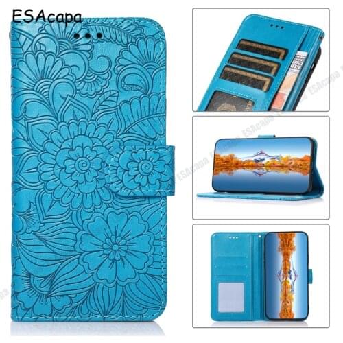 Flip Leather Phone Case For Xiaomi Mi 10 Note 10 9T Pro Magnetic Embossed Wallet Card Slot Stand Shockproof Cover For Mi 9 Lite