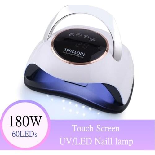 Professional 180W Touch Screen Nail Dryer Machine 60 LEDS UV LED Lamp Salon Home Use Nail UV Gel Varnish Dryer Lamp Nail Tools