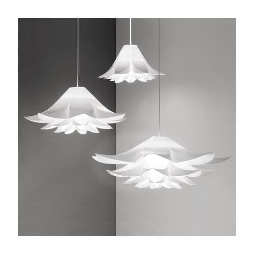 Modern LED Art Pendant Lamp Decoration lighting for Home/Bar Lily PP Suspension hanging light 55cm/70cm/85cm E27