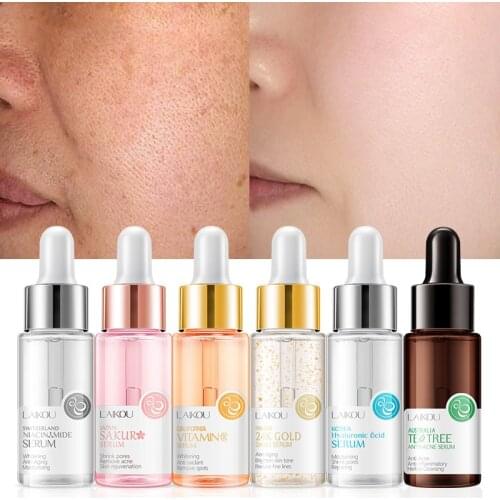 17ml Face Serum Hyaluronic Nicotinamide Acid Extract Anti Aging Face Nourishing Whitening Brightening Skin Care Acne Treatment