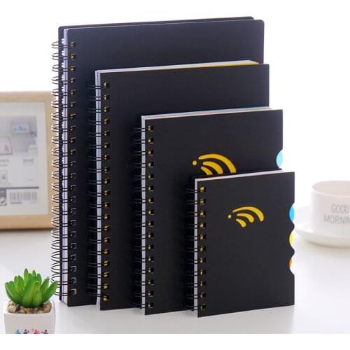 A4 A6 A5 B6 Spiral Classified NoteBook Loose-leaf Bussiness Note book Journa Diary Student Graffiti Book Office School Supplies