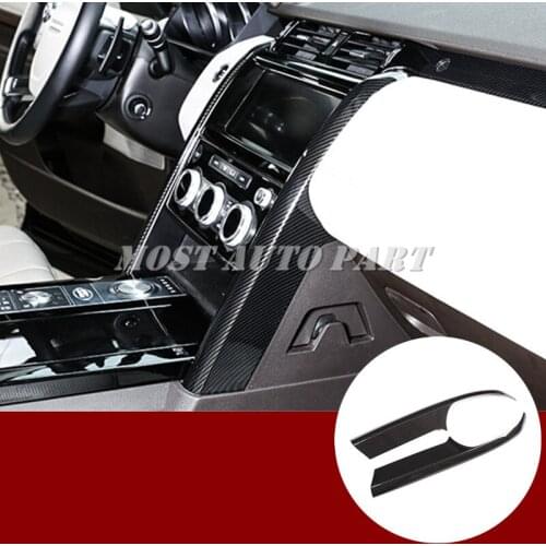 Inner Center Console Frame Trim Cover 2pcs For Land Rover Discovery 5 2017-2019 Car accesories interior Car Trim