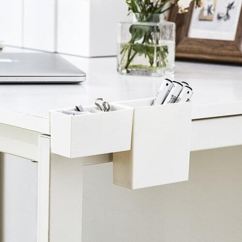 Storage Box Nordic Style White Bathroom Shelf Free Punching Toilet Storage Rack Dressing Table Wall Hanging Side Wall Rack