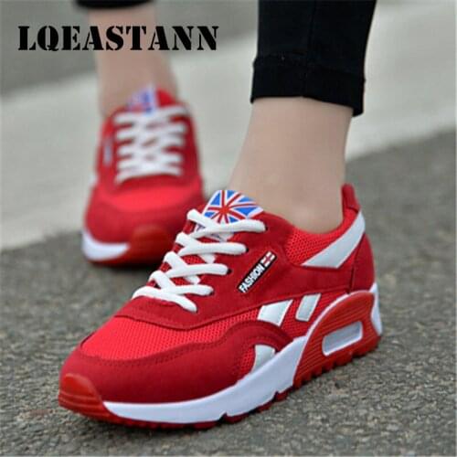 2020 New Fashion Womens Lightweight Sports Shoes Vulcanized Shoes Outdoor Sports Shoes Breathable Mesh Comfortable Casual Shoes