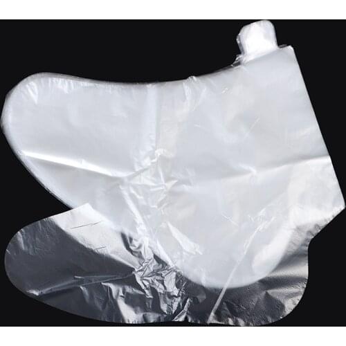100pcs/lot Disposable Foot Cover Transparent Film Foot Cover For Pedicure Prevent Infection Remove Chapped Foot Covers 2 Styles