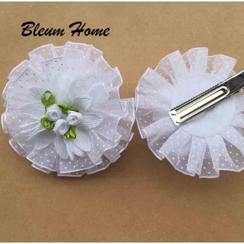 Bleum Home 2pcs girls present Lovely white Children Hairstyle Hairpins Hair clips Headwear Barrette for Girls Hair Accessories