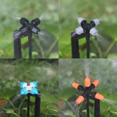 3PCS Garden Irrigation Sprinklers Misting Nozzles Lawn Dust Removal Watering Drip Emitters Greenhouse Watering Sprinkler