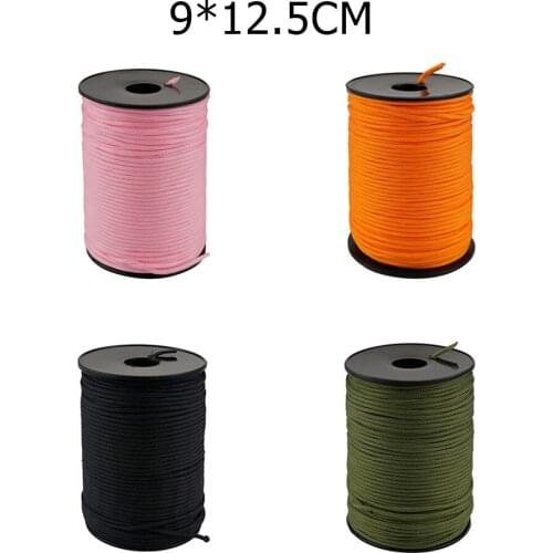 Army Military 100m Umbrella Rope Reel Paracord 3mm Basha Tent Bivi Camping Guy Rope Strapping Equipment For Outdoor Activities