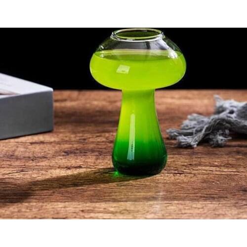 Mushroom Design 380ml Cocktail Glass , Novelty Drink Cup for KTV Bar Night Party T3LE