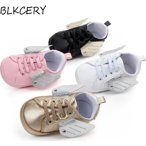 Newborn Baby Boy Shoes for Gilrs Moccasins Infant PU Leather First Walkers Elastic Anti-slip Soft Bottom Toddler Bebes Sneakers