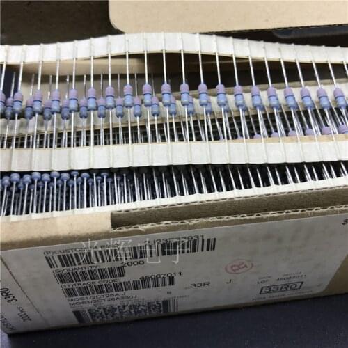 Original new 100% 1/4W 33R 5% 0.25W metal oxide film color ring resistor MOS1/2CT26A330J (Inductor)