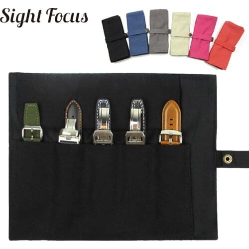 Watch Band Organizer Watchband Protable Storage Bag For Garmin Samsung Apple Suunto Quartz & Mechanical strap traval Pouch Case