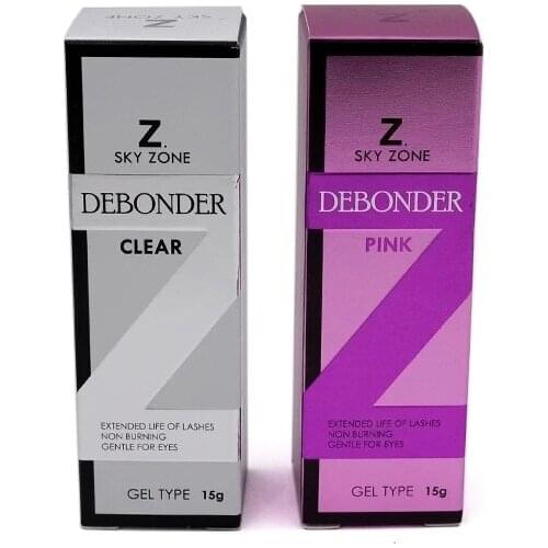 1 bottle of clear/pink gel, gentle and non-burning 15g Korea Sky Zone Debonder Quick and Sensitive Eyelash Extension Sky Glue Ge
