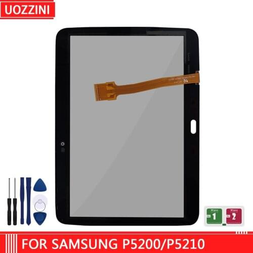 New Touch For Samsung Galaxy Tab 3 10.1 P5200 P5210 Touch Screen Digitizer Glass Sensor panel digitizer front glass replacement