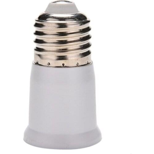 E27 to E27 Extension Socket Base CLF LED Light Bulb Lamp Adapter Converter For Home Light&Lighitng
