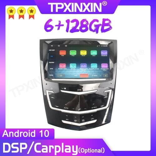 Telsa Style Vertical Screen For Cadillac Escalade 2015 Radio Android 10 6+128G Car Radio Player Multimedia GPS Navigation Stereo