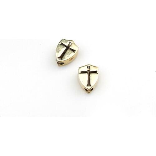 1PC Cross Brass Paracord Beads Knife Beads Rope Cord Necklace Bracelet Flashlight Outdoor EDC Beads Lanyard Pendants