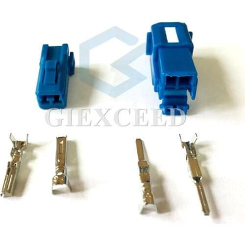 2 Sets 2 Pin 174463-1 Plastic Housing Automotive Connector Car Audio Dedicated Instrument Panel Wiring Socket For Mazda