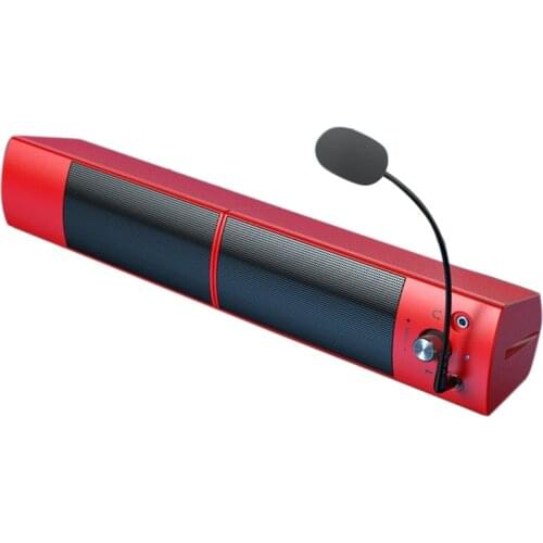 Bluetooth Speaker Surround Subwoofer for Computer PC Laptop USB Wired Dual Music Player with Microphone