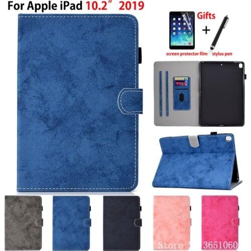 Case For iPad 10.2 2019 Smart Cover for Apple iPad 7th Generation A2200 A2198 A2232 Funda Tablet Protector Stand Shell +Gift